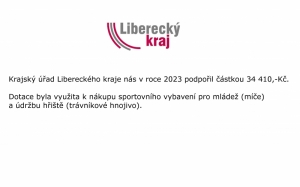 Informace o dotaci 