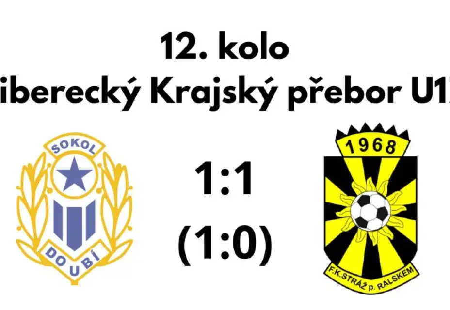 U17 - Remíza na závěr základní části