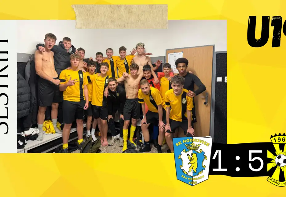 U19 - SK Hodkovice/TJ Kokonín - FK Stráž 1:5 (1:2)